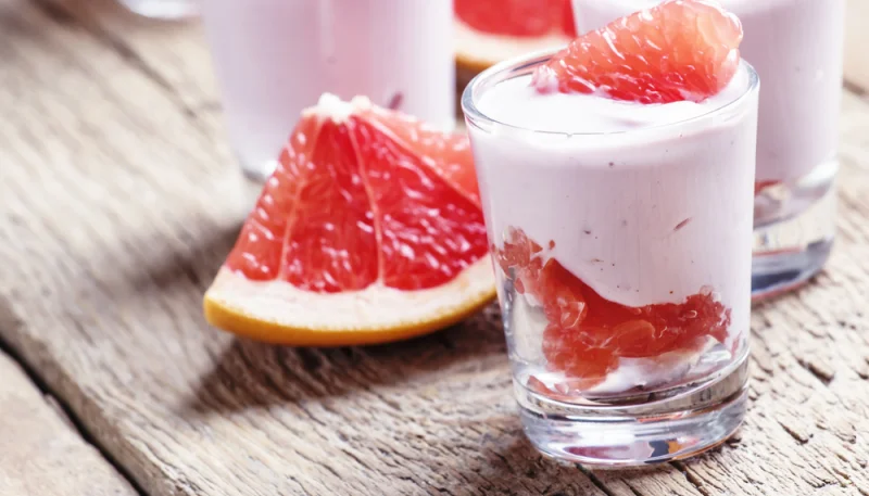 Mousse au pamplemousse express