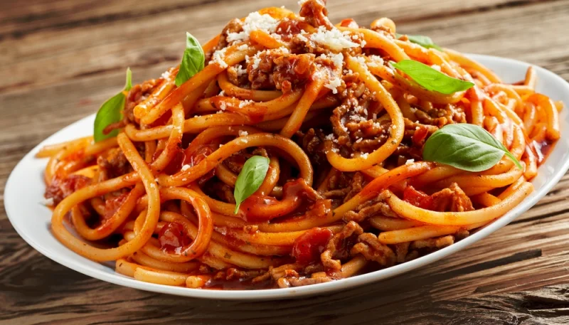 Spaghetti à la bolognaise