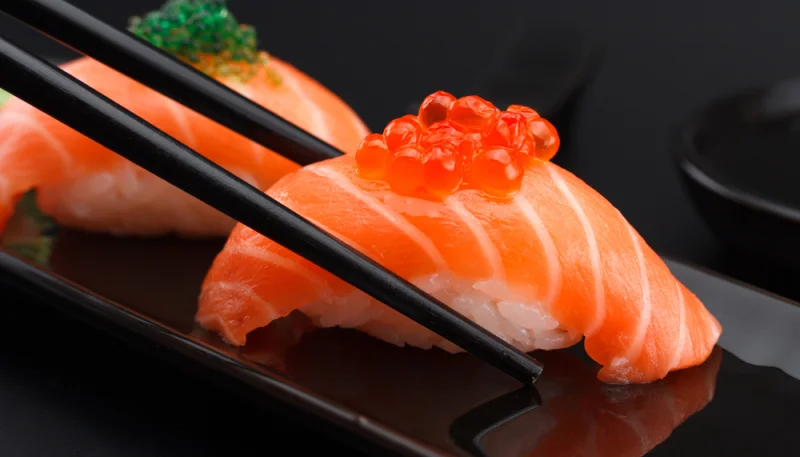 Sushis à la truite