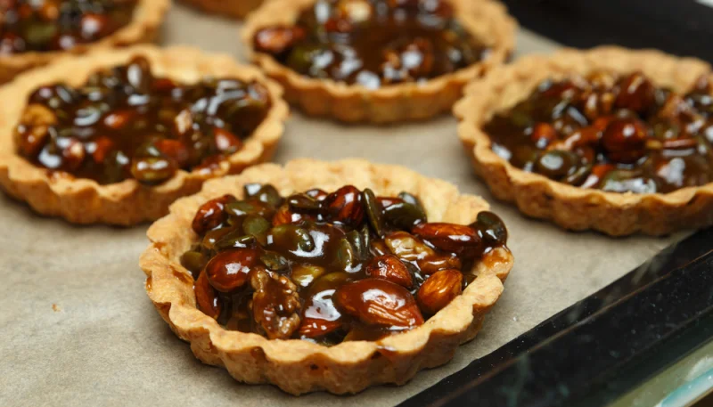 Tartelettes aux noix caramélisées