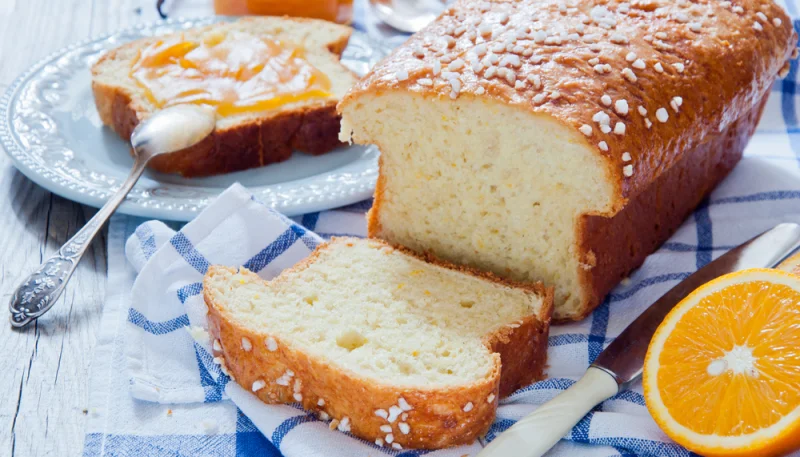 Brioche au sucre facile