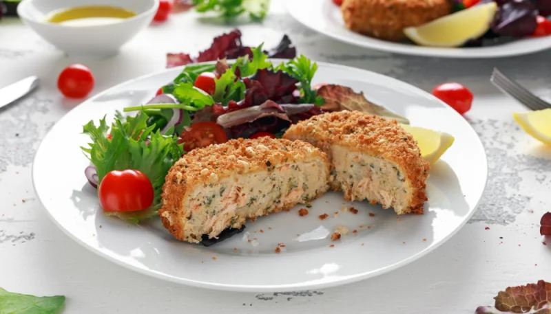 Croquettes au saumon