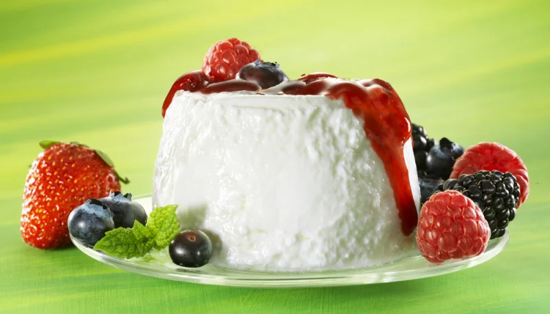 Faisselle fruits rouges