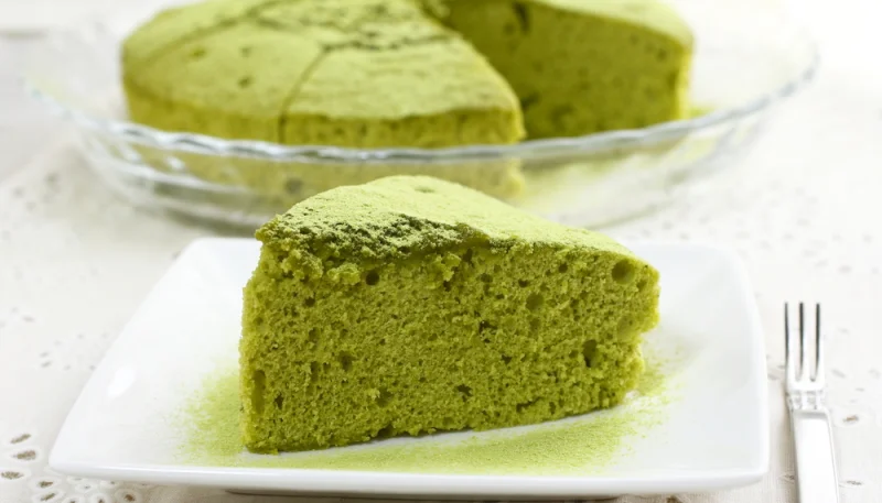 Gâteau facile au thé matcha