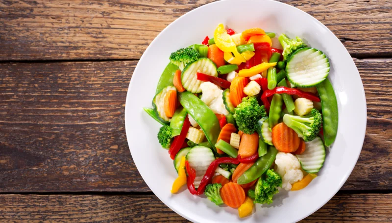 Légumes printaniers sautés au tofu