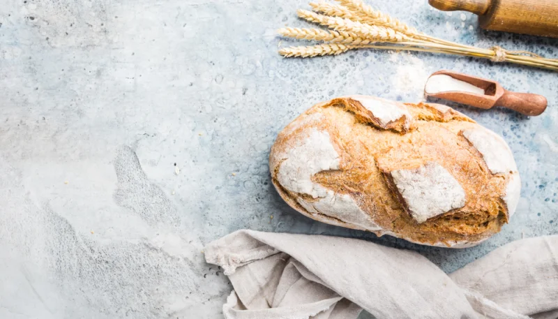 Baguette de pain maison moelleuse