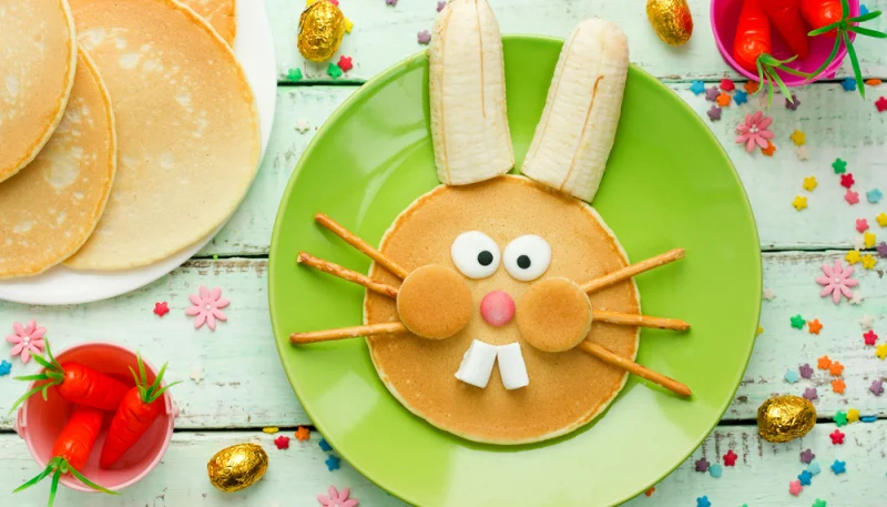 Pancake lapin pour Pâques