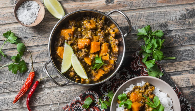 Potée aux lentilles épicées