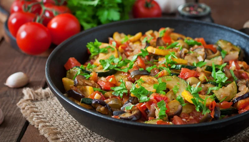 Ratatouille aux anchois