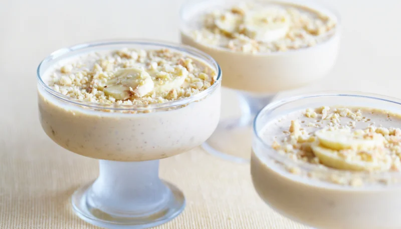 Riz au lait de coco et banane