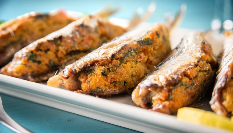 Sardines farcies à la sicilienne