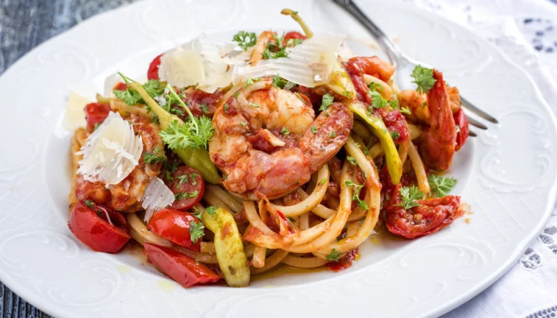 Spaghettis terre mer