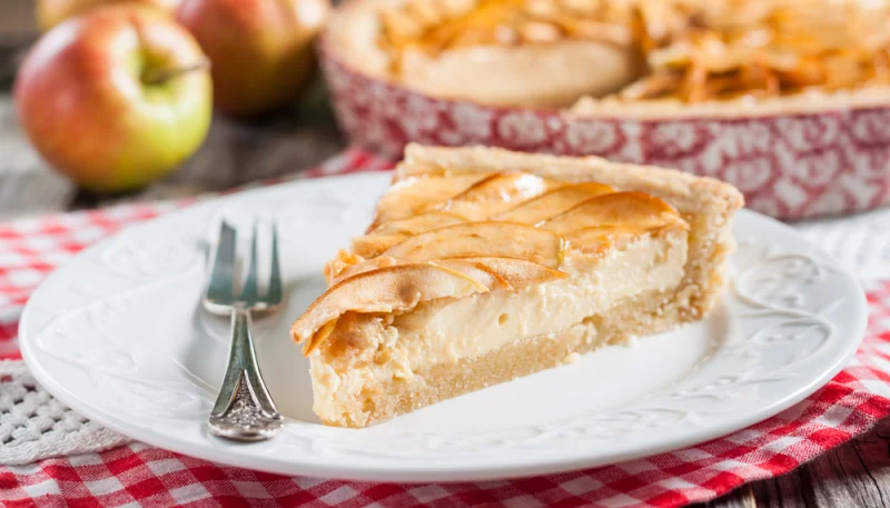 Tarte pommes camembert