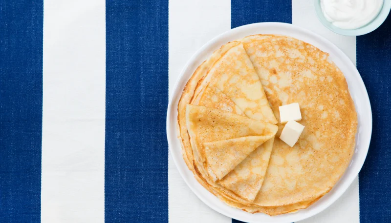 Crêpes au lait de coco