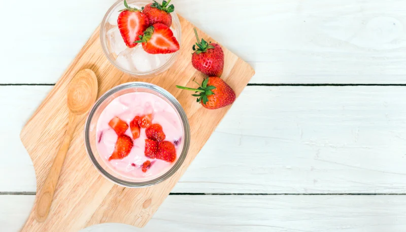 Duo fraise rhubarbe
