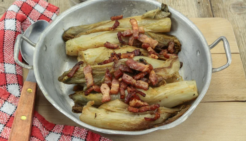 Endives à l'orange et au canard