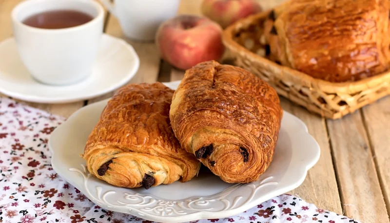 Pains au chocolat et à la noix de coco