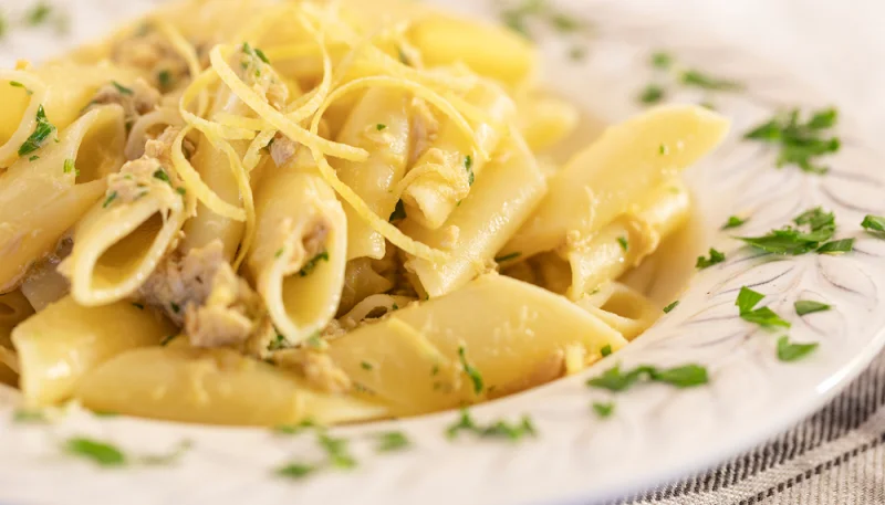 Penne au citron