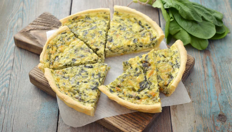 Quiche épinard et parmesan