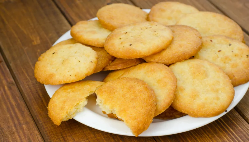 Sablés au curry et aux graines