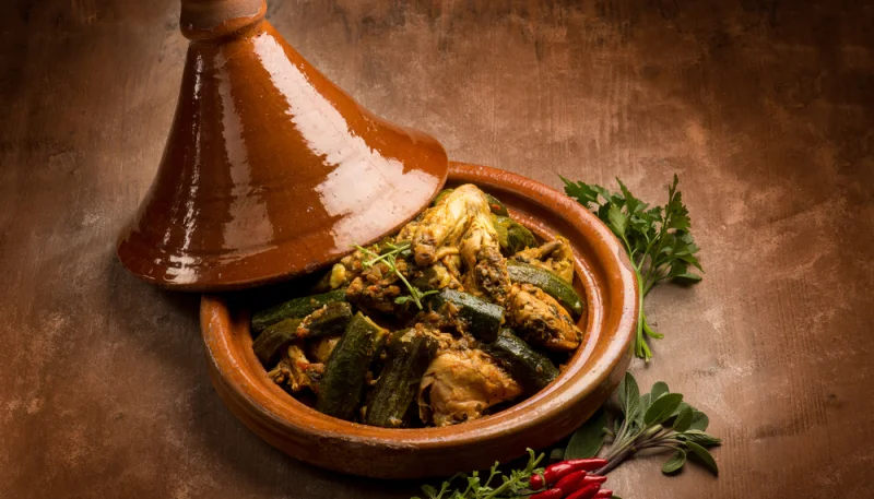 Tajine d'agneau aux courgettes