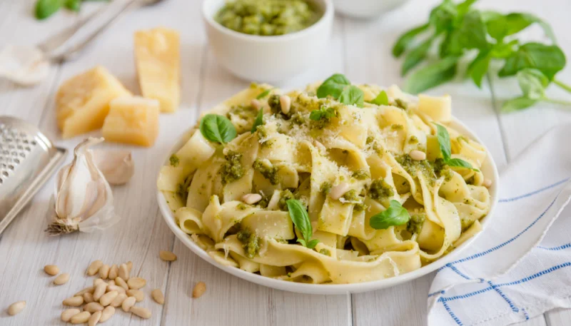 Tagliatelles citron mozzarella