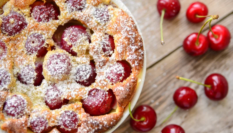 Clafoutis aux cerises et cannelle