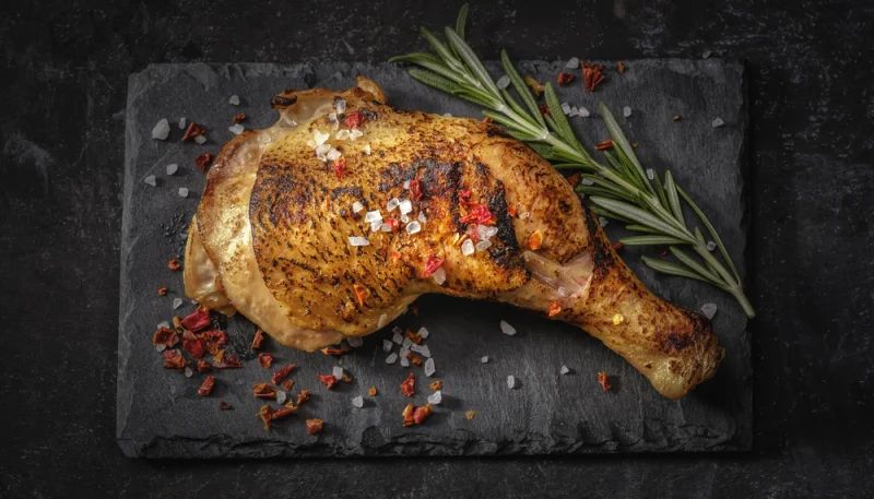 Cuisses de poulet au miel et romarin