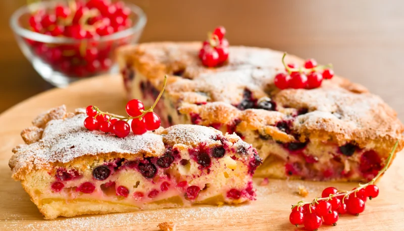 Gâteau aux groseilles