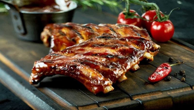 Ribs de porc au barbecue