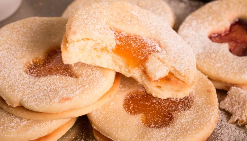 Sablés à la confiture d'abricots