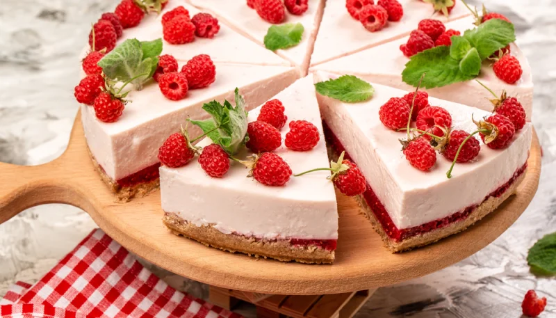 Cheesecake aux framboises