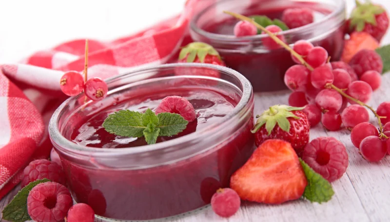 Coulis de fruits rouges