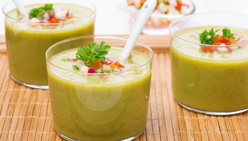Gaspacho de haricots verts