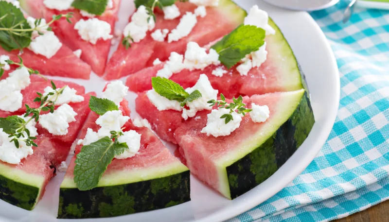 Gâteau de pastèque feta