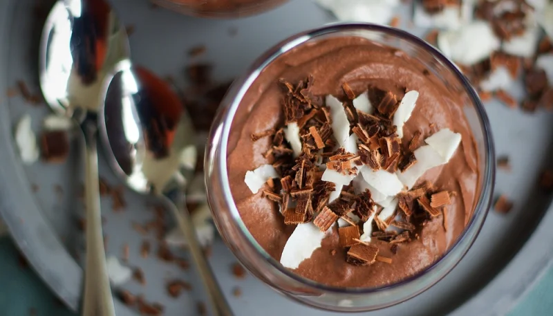 Mousse au chocolat sans oeufs