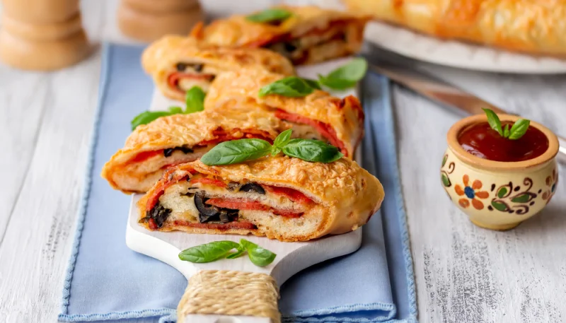 Pizzas roulées
