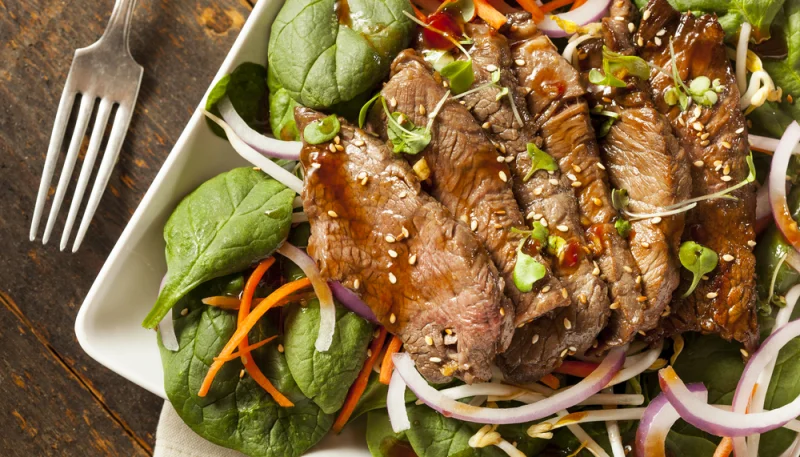 Salade de boeuf asiatique