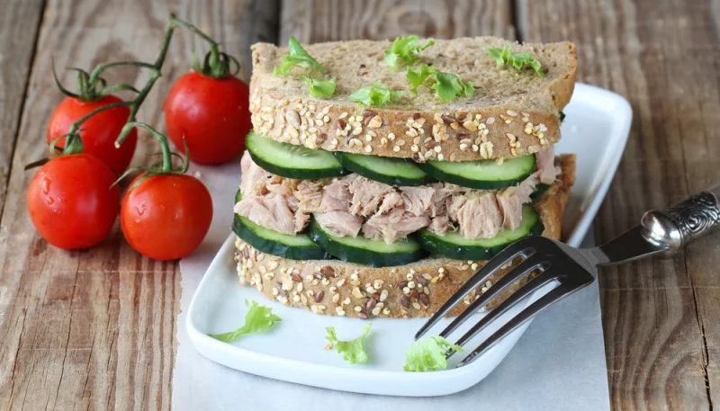 Sandwich thon concombres