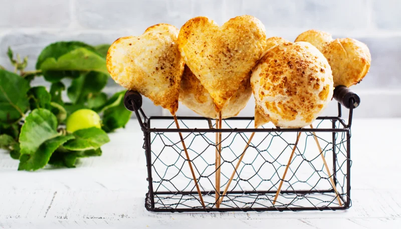 Sucettes en cœur