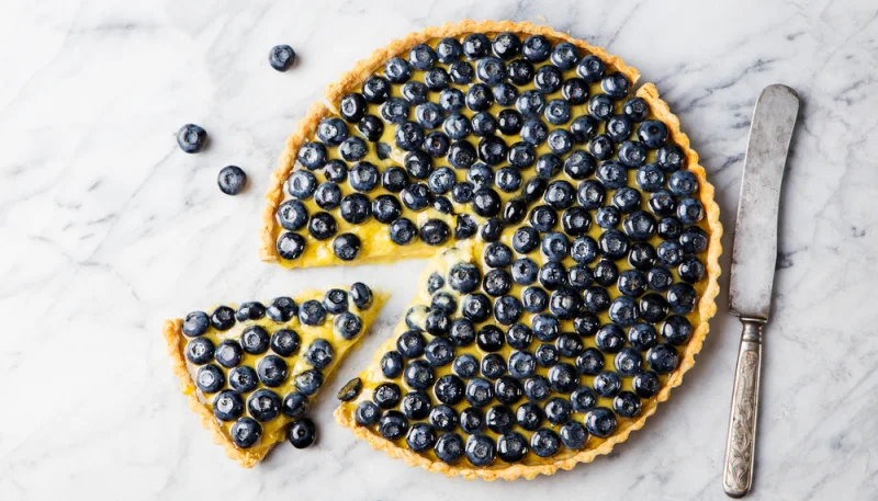 Tarte aux myrtilles