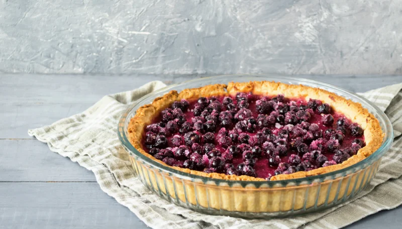 Tarte framboises myrtilles