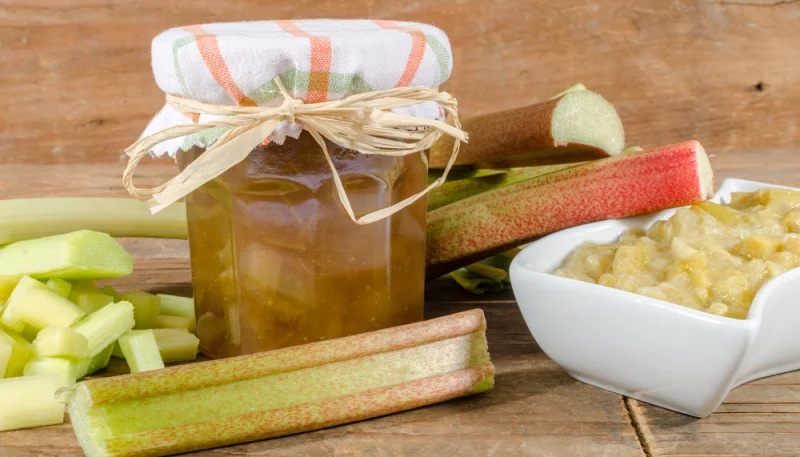 Confiture rhubarbe-réglisse