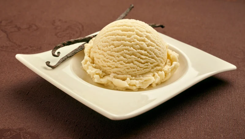 Glace vanille sans sorbetière