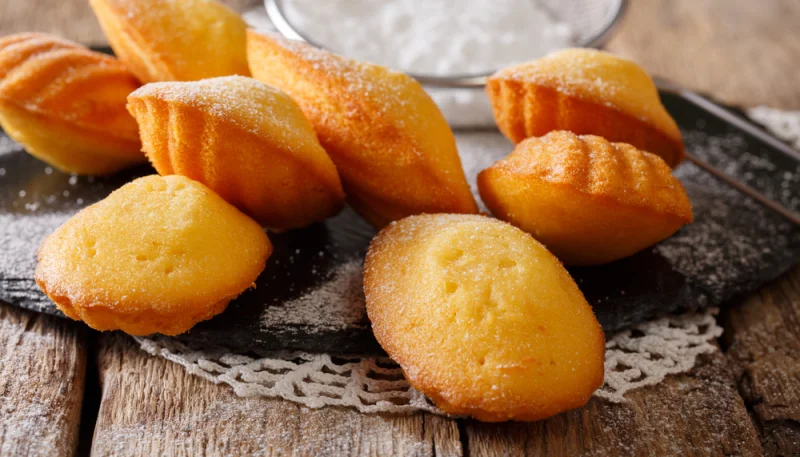 Madeleines sans sucre ni beurre