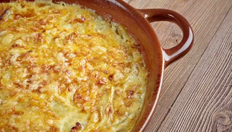 Tian de courgettes et parmesan