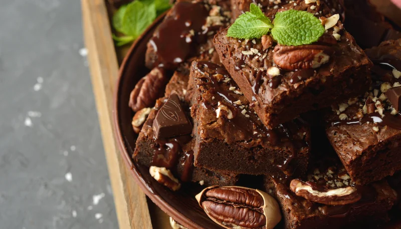Brownies aux noix de pécan