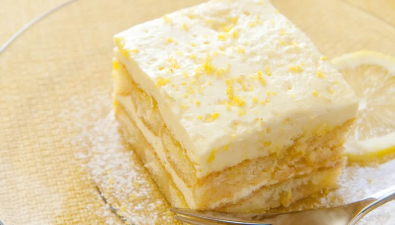Gâteau sans cuisson au citron