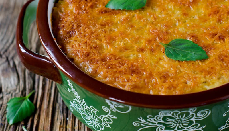Gratin d’automne de courge et de pomme de terre