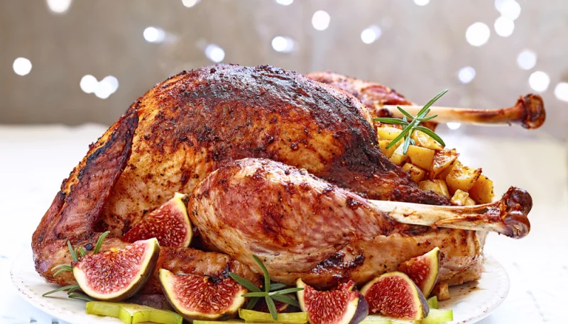 Poulet rôti aux figues